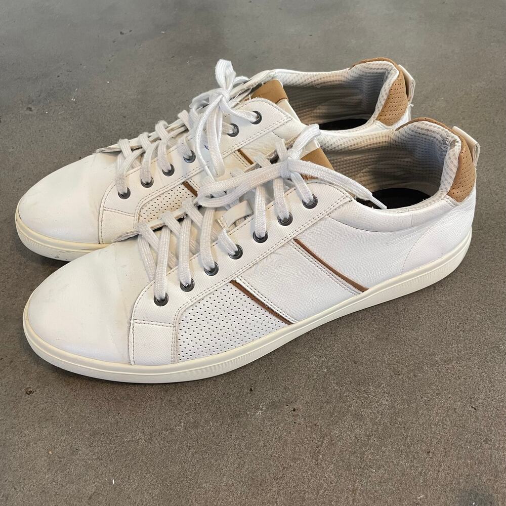 ALDO Kailiclya White Mens Low Top fashion sneaker shoes size 13